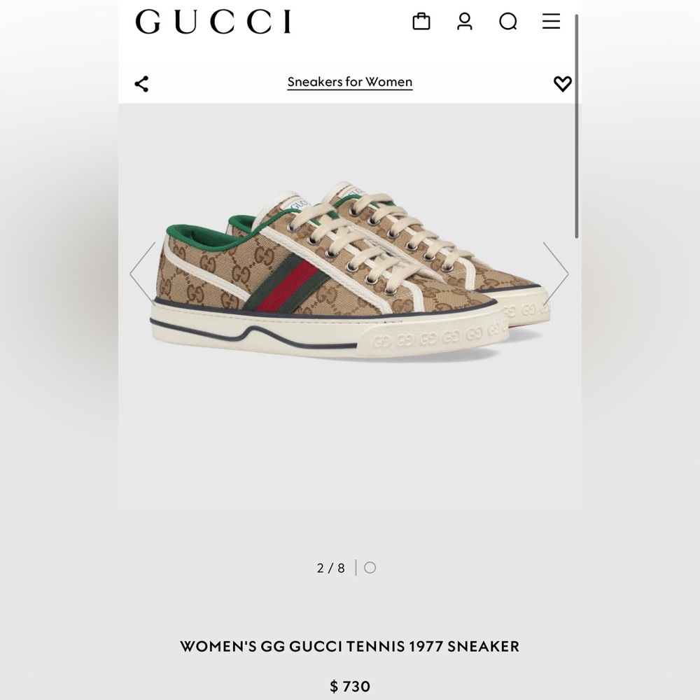 Gucci Canvas Tennis